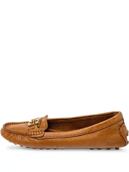Tory Burch: Коричневые лоферы 