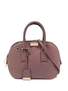 Burberry Pre-Owned: Фиолетовая сумка-шоппер 