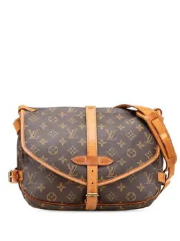 Louis Vuitton Pre-Owned: Коричневая сумка через плечо 