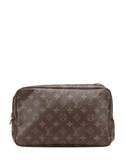 Louis Vuitton Pre-Owned: Коричневый клатч 