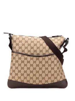 Gucci Pre-Owned: Коричневая сумка через плечо 