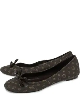Louis Vuitton Pre-Owned: Коричневые балетки 