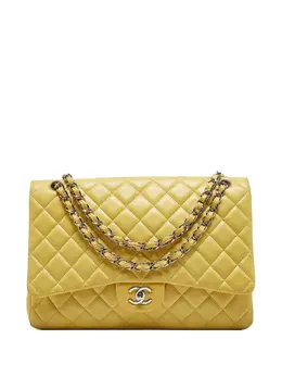 CHANEL Pre-Owned: Жёлтая сумка 