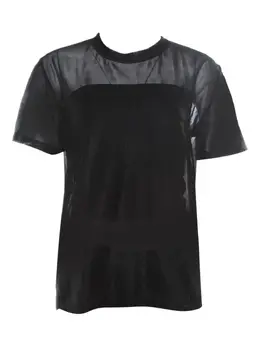 Prada Pre-Owned: Прозрачная футболка 