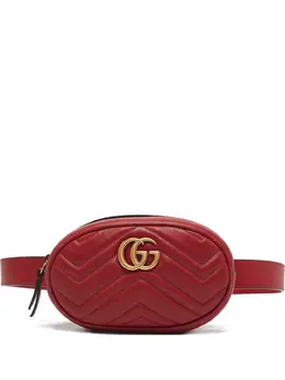 Gucci Pre-Owned: Красная поясная сумка 
