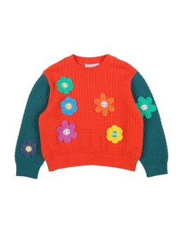 Stella Mccartney Kids: Оранжевый свитер 