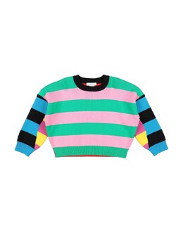 Stella Mccartney Kids: Зелёный свитер 