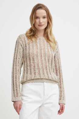 Sisley: Бежевый свитер 