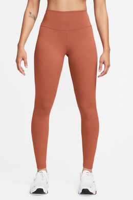 Nike: Оранжевые легинсы  Dri FIT