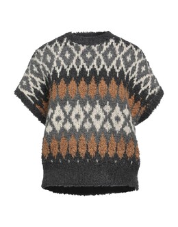 Brunello Cucinelli: Серый свитер 