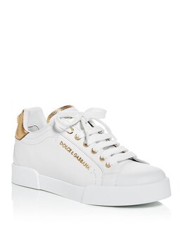 Dolce & Gabbana: Белые кеды 