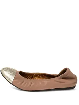 Lanvin Pre-Owned: Бежевые балетки 