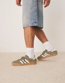 Adidas Originals: Кроссовки цвета хаки 