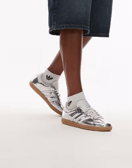 Adidas Originals: Серебристые кроссовки 