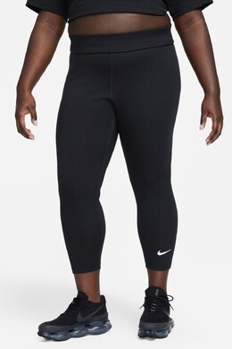 Nike: Чёрные легинсы 