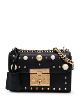 Gucci Pre-Owned: Чёрная сумка через плечо 