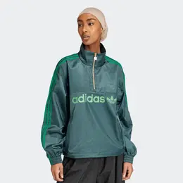 Adidas Originals: Зелёная куртка 