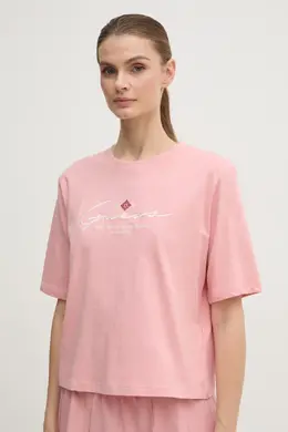 GUESS: Хлопковая футболка 