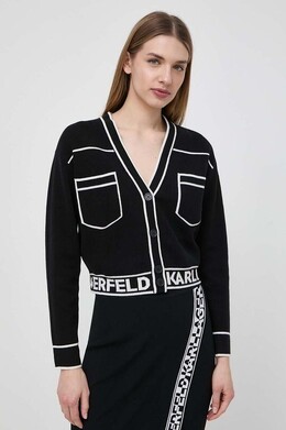 Karl Lagerfeld: Чёрный кардиган 