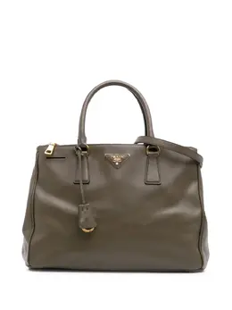 Prada Pre-Owned: Зелёная сумка 