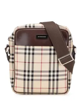 Burberry Pre-Owned: Коричневая сумка через плечо 