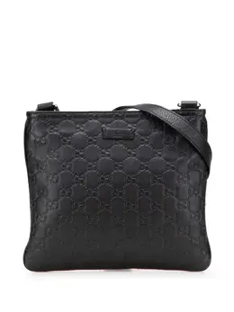Gucci Pre-Owned: Чёрная сумка через плечо 