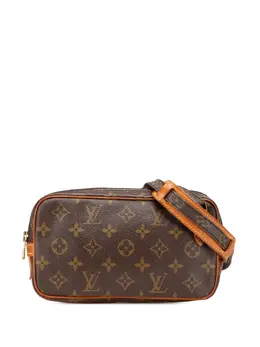 Louis Vuitton Pre-Owned: Коричневая сумка через плечо 