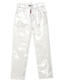 Dsquared2: Белые брюки 
