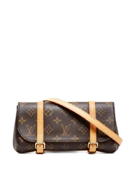 Louis Vuitton Pre-Owned: Коричневая поясная сумка 
