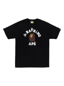 A BATHING APE®: Чёрная футболка 