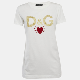 Dolce & Gabbana: Белая футболка  T