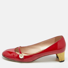 Gucci: Красные туфли  Interlocking G