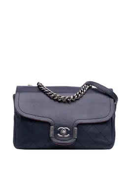 CHANEL Pre-Owned: Голубая сумка 