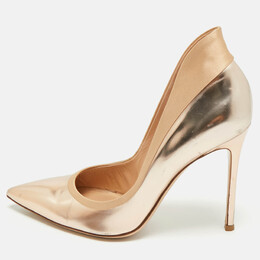 Gianvito Rossi: Бежевые туфли 