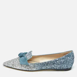 Jimmy Choo: Голубые балетки 