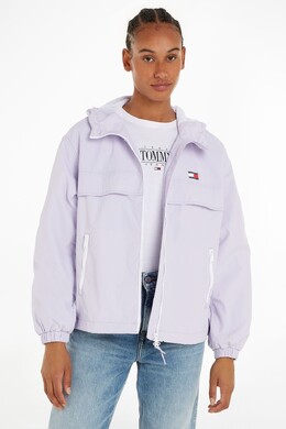 Tommy Jeans: Фиолетовая куртка 