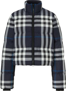 Burberry: Тёмный пуховик 