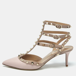 Valentino: Розовые туфли  Rockstud