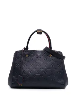 Louis Vuitton Pre-Owned: Голубая сумка 