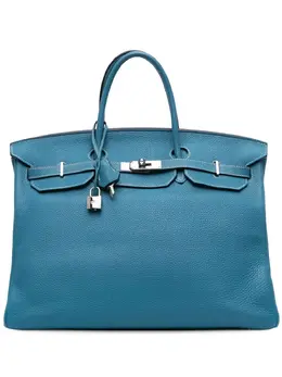 Hermès Pre-Owned: Голубая сумка 