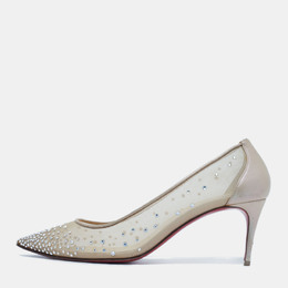 Christian Louboutin: Бежевые туфли 