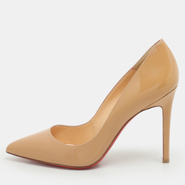Christian Louboutin: Бежевые туфли  Pigalle
