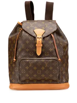 Louis Vuitton Pre-Owned: Коричневый рюкзак 