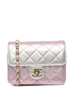 CHANEL Pre-Owned: Розовый кошелёк 