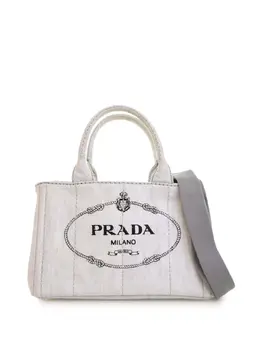 Prada Pre-Owned: Серая сумка 