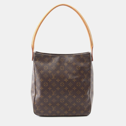 Louis Vuitton: Коричневая сумка  Looping