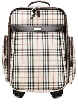 Burberry Pre-Owned: Коричневая дорожная сумка 