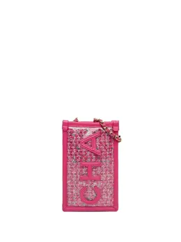 CHANEL Pre-Owned: Розовый клатч 