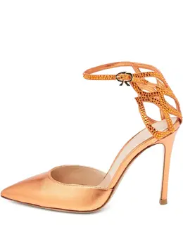 Gianvito Rossi: Оранжевые туфли 