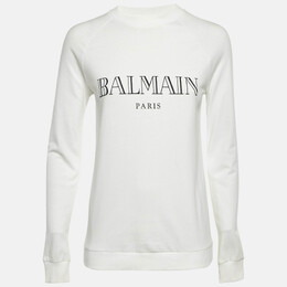 Balmain: Белый свитшот 
